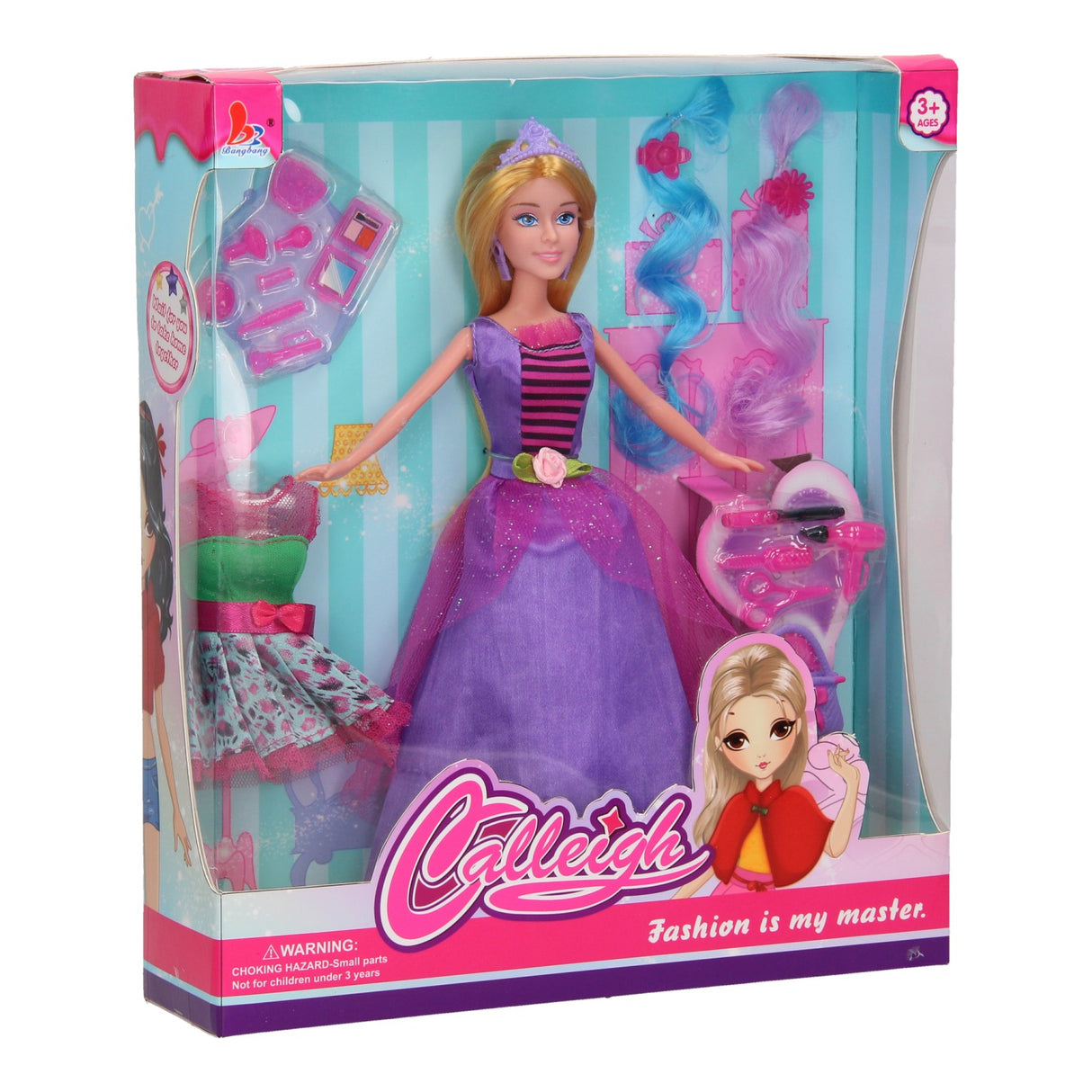 Calleigh Pop mit Garderobe lila