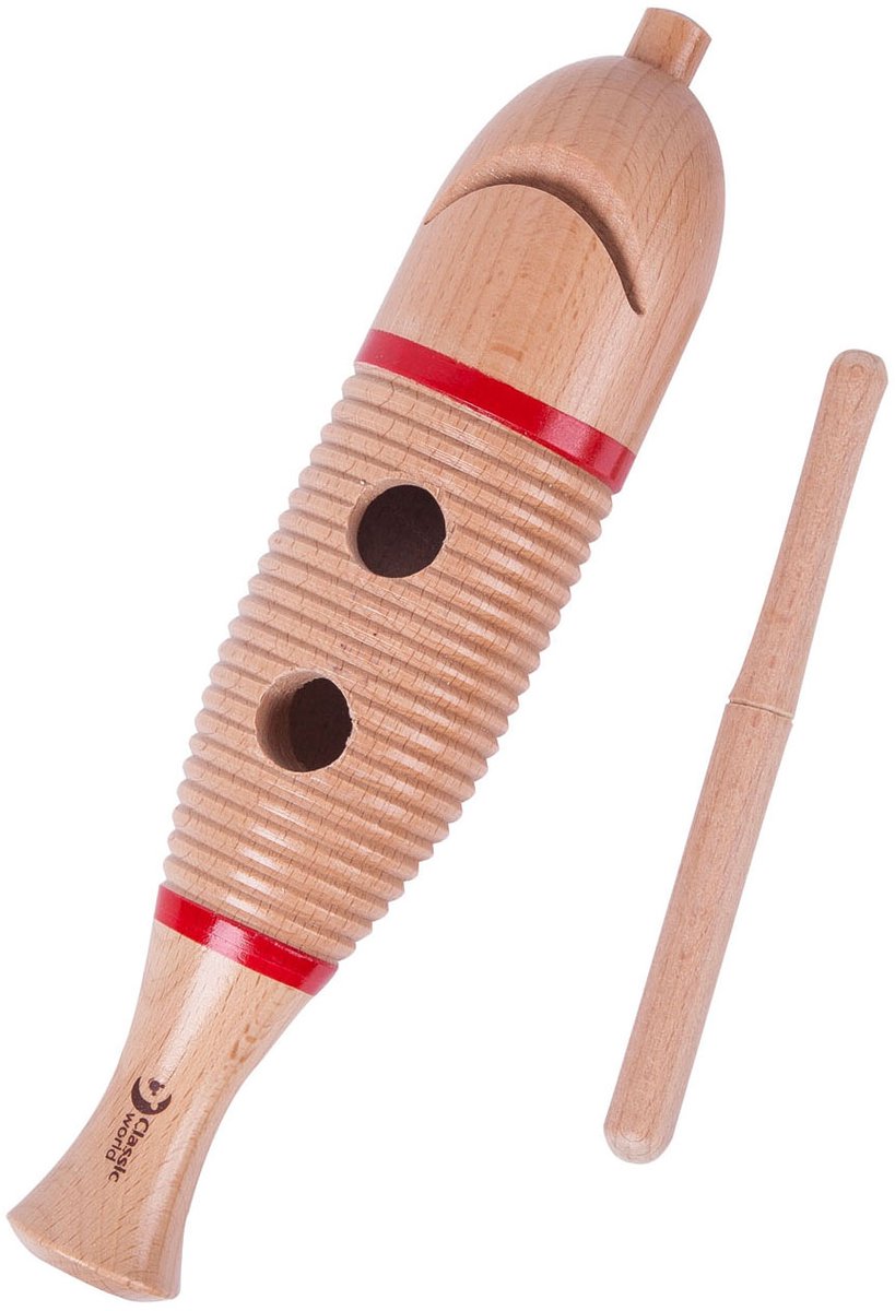 Lobbes Spielzeug, z. B. Classic World Maxi Guiro mit Stock