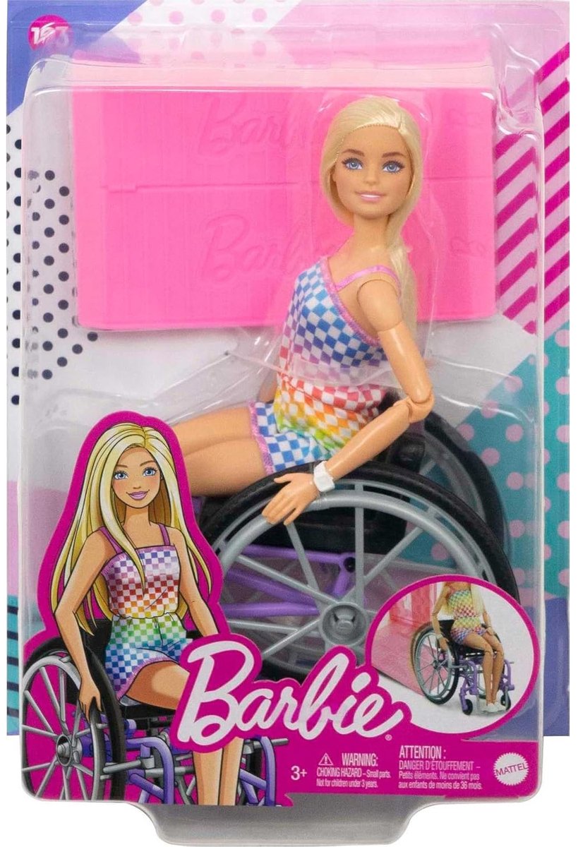 Barbie Fashionista Rollstuhl – Modepuppe