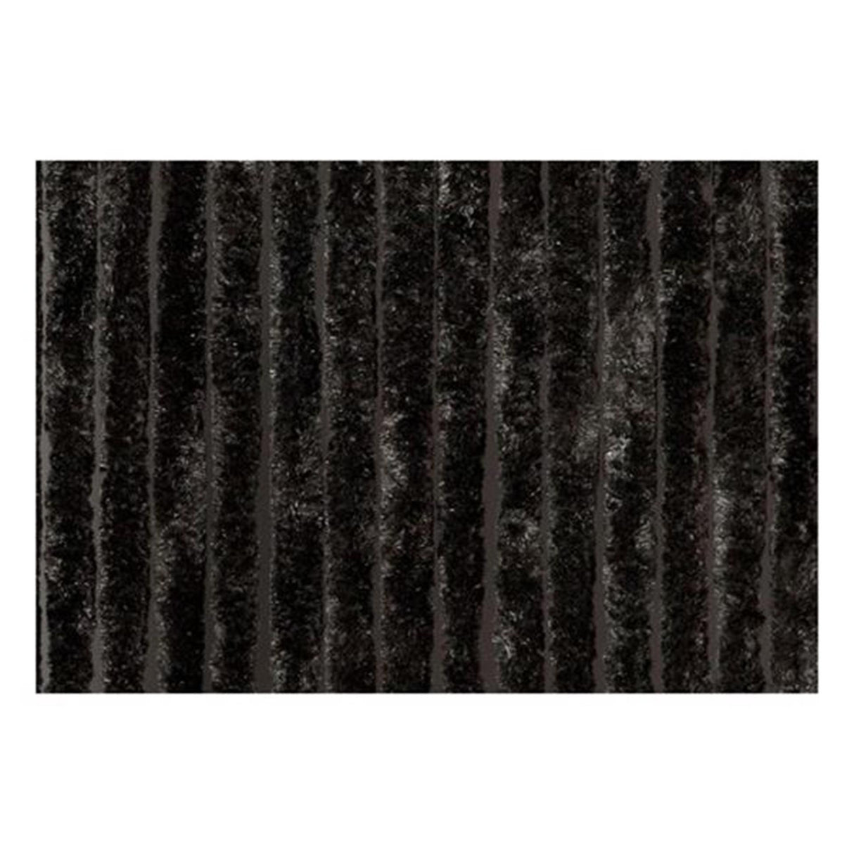 Wicotex kattenstaart deurgordijn 90x220 zwart 100% polypropyleen