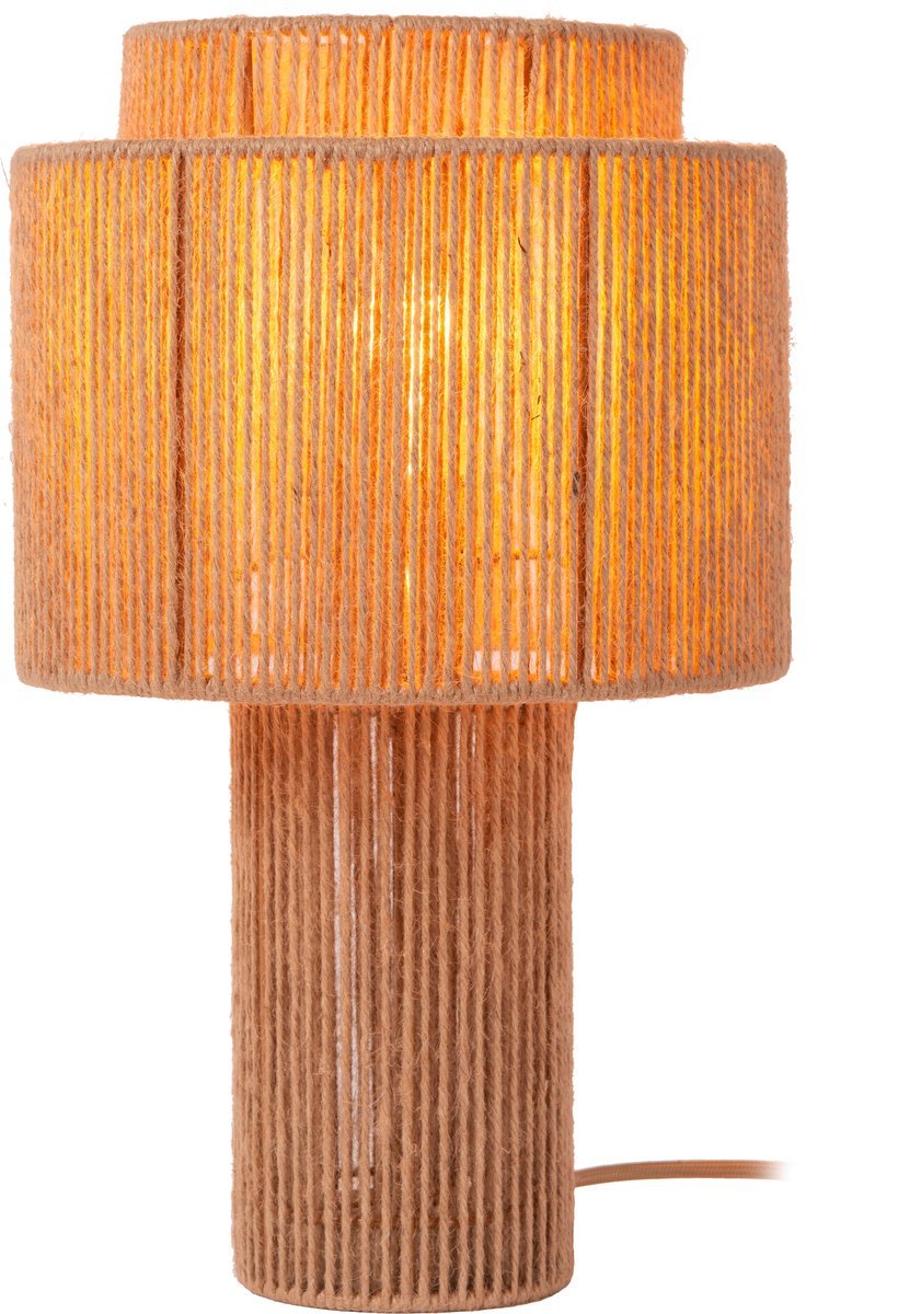 Lucide denice - Tischlampe - ø 25 cm - 0xe27 - Taupe