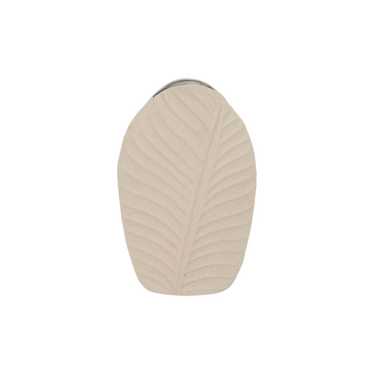 Countryfield Vase Blatt creme 18x9,5x29,5cm