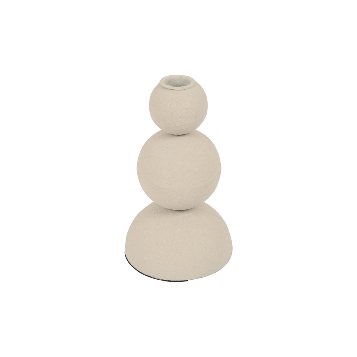 Countryfield Kerzenständer Saris cremefarben ø10xh17,5cm