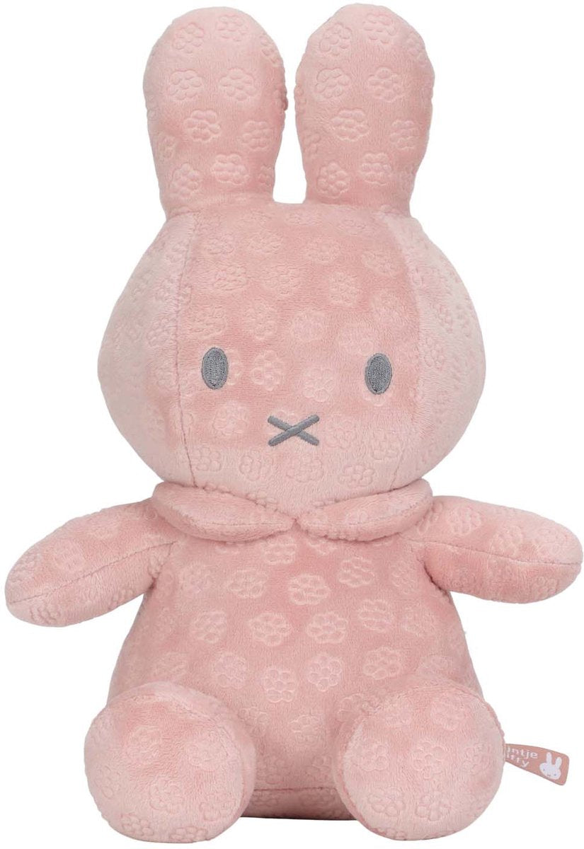 Miffy Kuscheltier 30cm rosa Blume