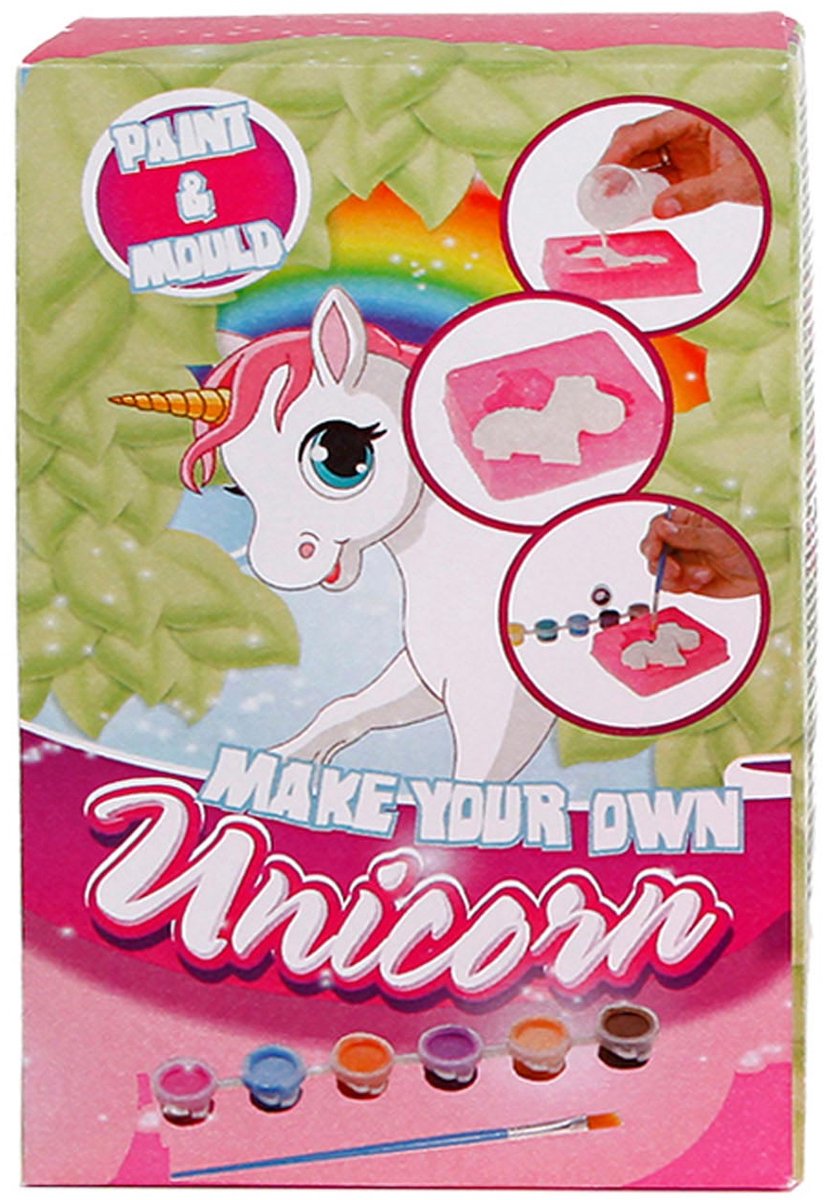 Malen Sie Ihr eigenes Gips-Einhorn