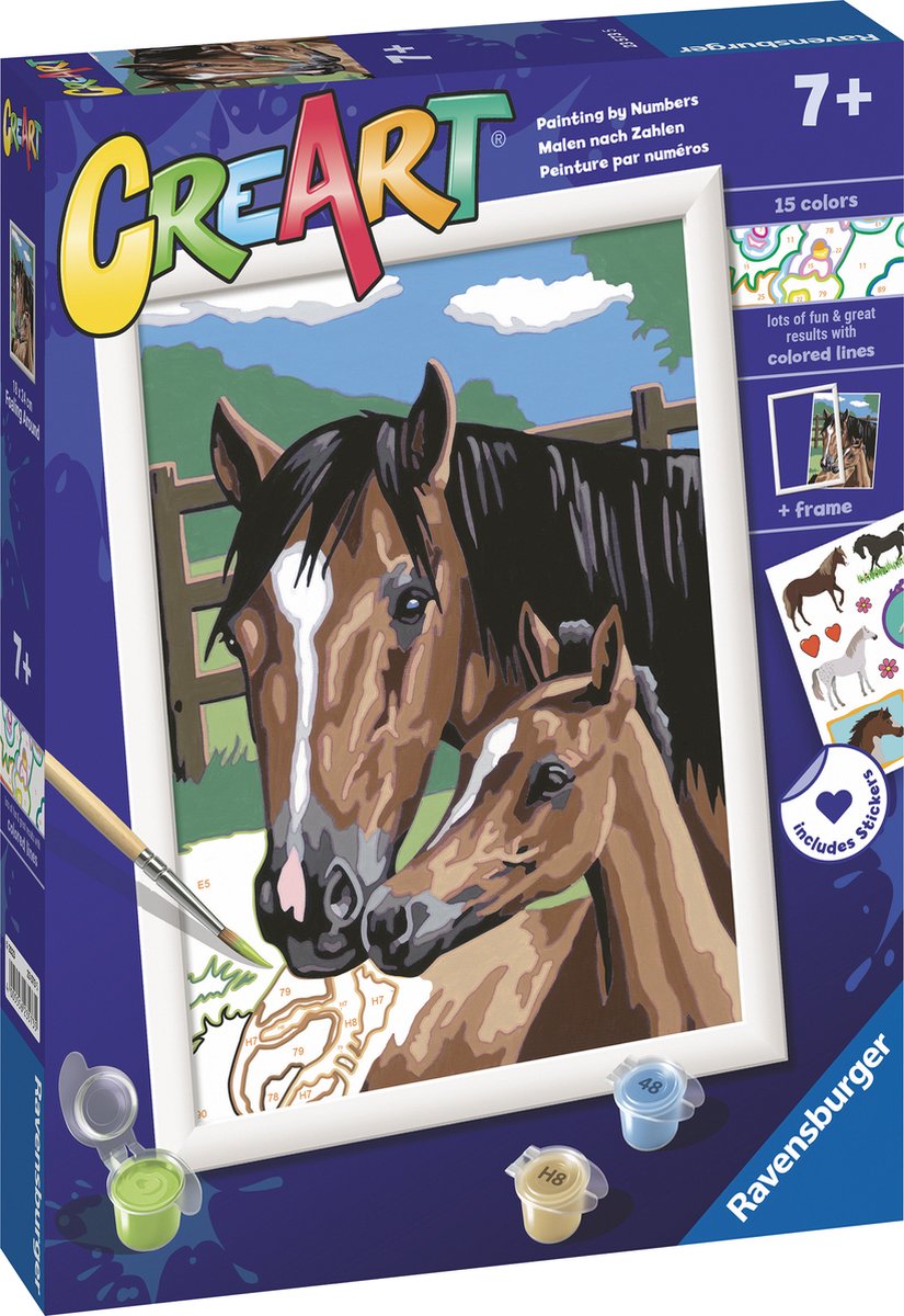 Ravensburger Creart Painting bei Number - Dollen mit Fohlen