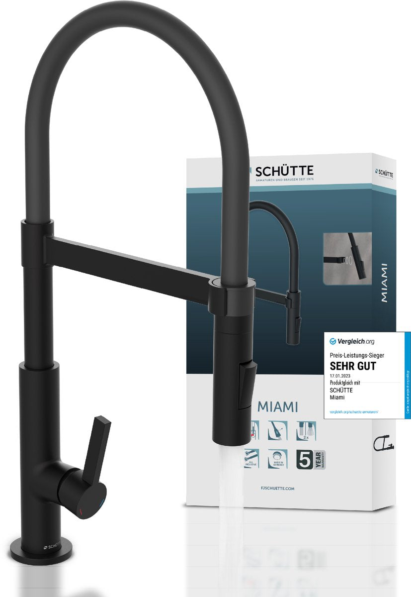 Schütte Eenknops -Mixer Miami Matzwart
