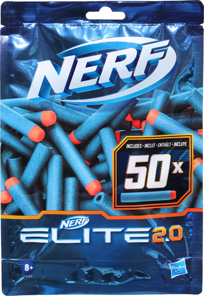 Nerf Elite 2.0 Nachfüllpack – mit 50 offiziellen Elite 2.0 Darts – Elite Darts