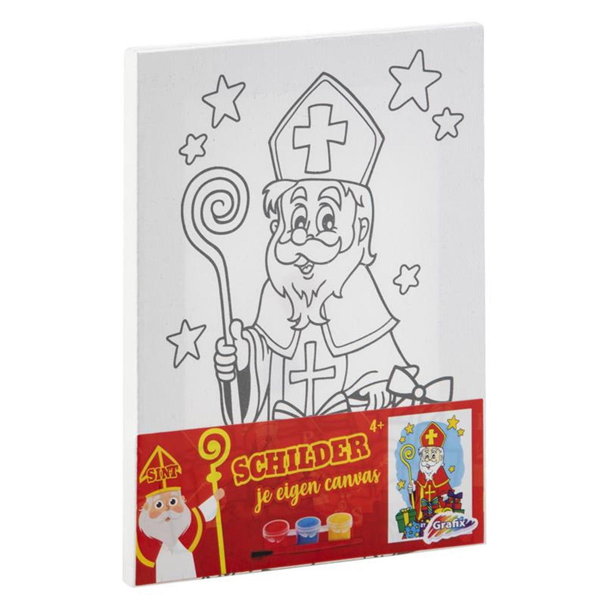 Grafix Leinwandgemälde Sinterklaas