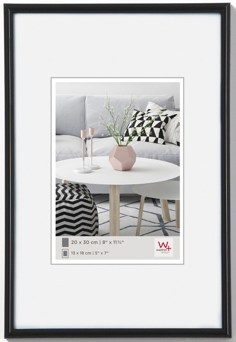 Walther Galeria - Kunststoffrahmen - Fotogröße 60x90 cm - Schwarz