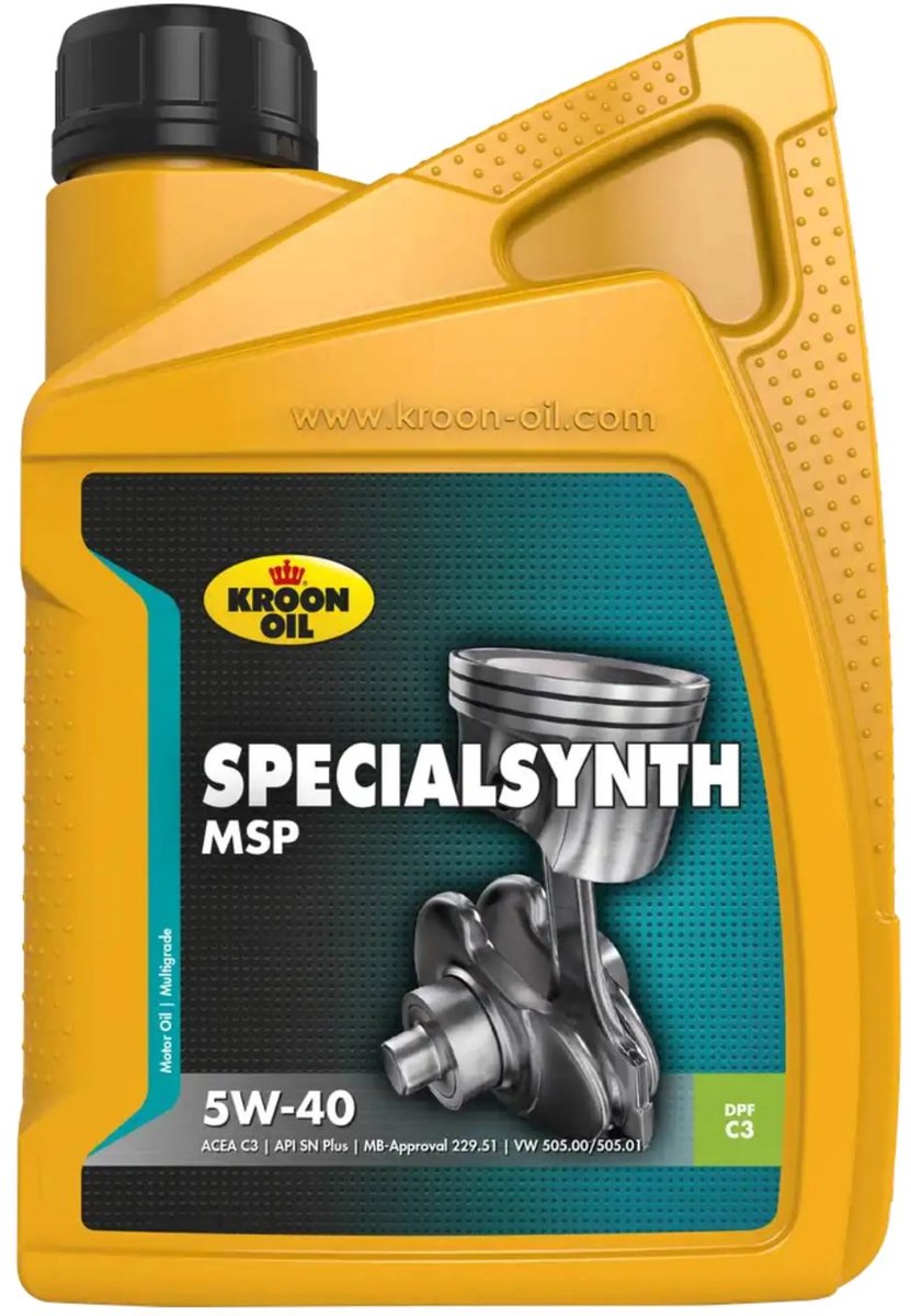 Kroon-Oil SpecialSynth MSP – Motoröl – 5W-40 – 1 Liter – synthetisch