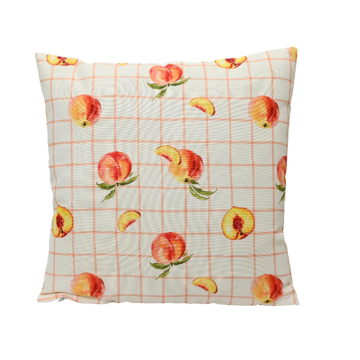 Decoris Kissen Polyester Outdoor 45x45cm pfirsich