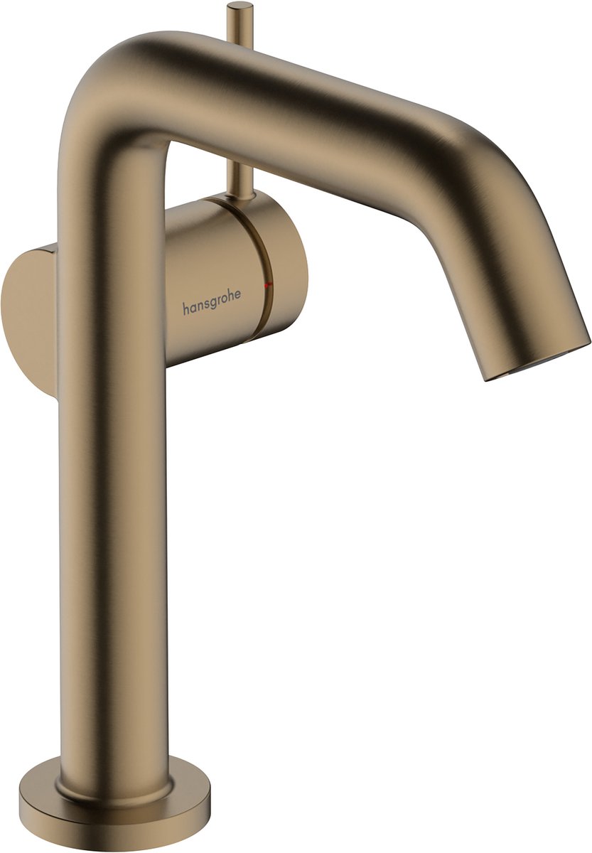 Hansgrohe tecturis s – Waschtischarmatur – Einhebelbedienung – Kaltstart energiesparend – ohne Ablaufgarnitur – Größe 150 mm – Bronze gebürstet