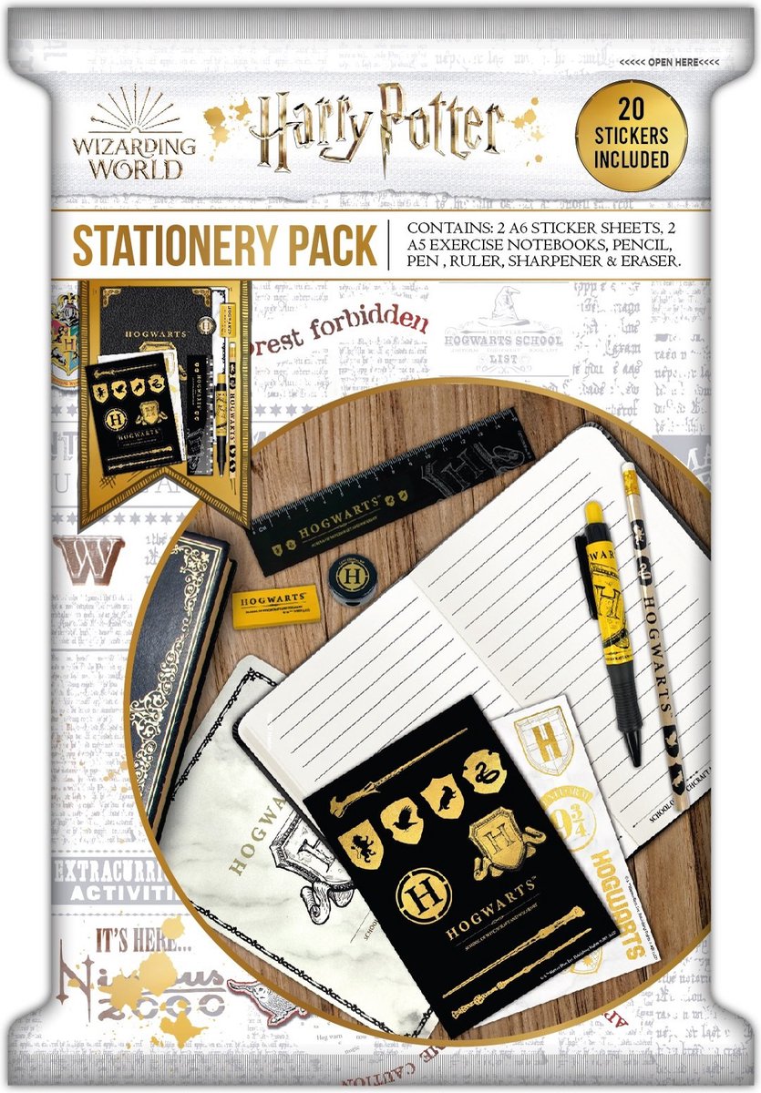 Blue Sky Studios Harry Potter – Hogwarts – Schreibset mit Papier