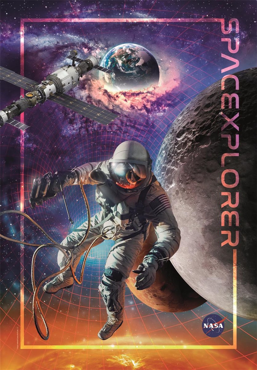 Clementoni – Puzzle – 1000 Teile – NASA 2023 – Puzzle für Erwachsene und Kinder