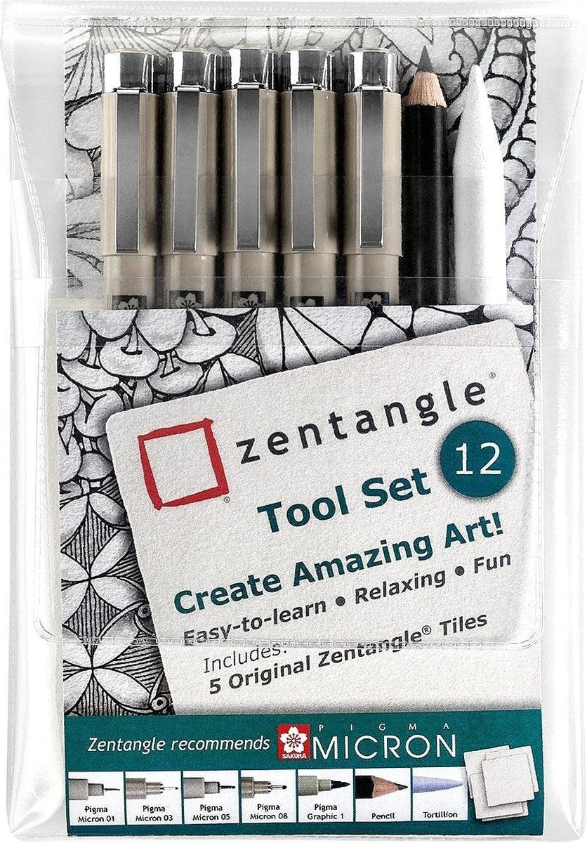 Sakura Zentangle-Toolset, 12-tlg.