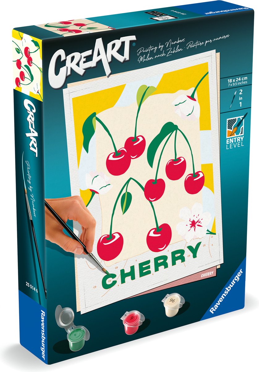 Ravensburger Creart Malen nach Zahlen – Kirsche
