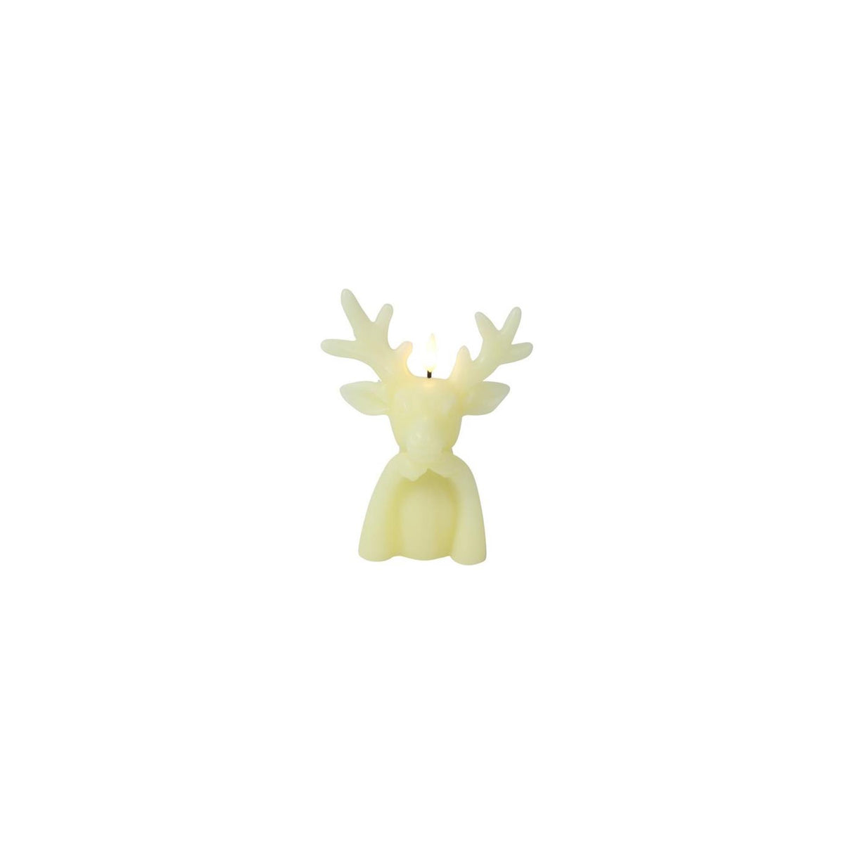 Country field countryfield led kaars hert lyon crã¨me wax 13,5x8,5x17cm