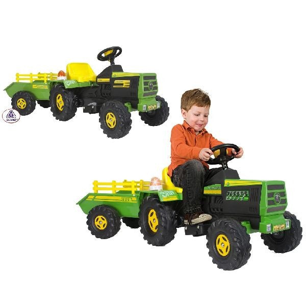 Injusa -Batterie -Traktor 6V 136x52x50 cm