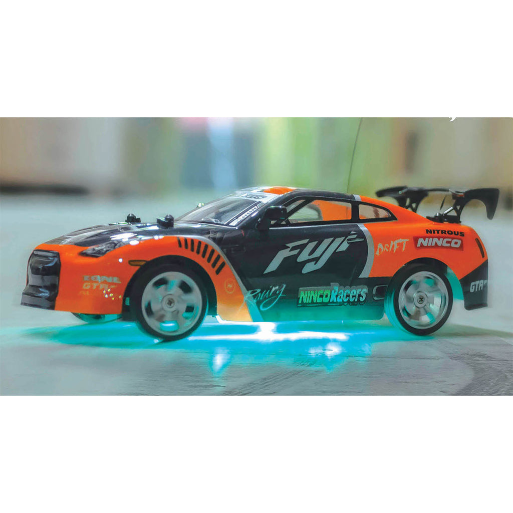 Ninco Ninco RC Fuji Drift Car + Licht 1:18 Orange Schwarz