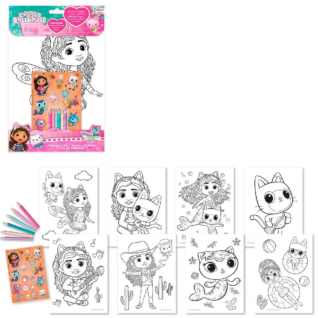 Gabbys Puppenhaus Farbset für Gabbys Puppenhaus