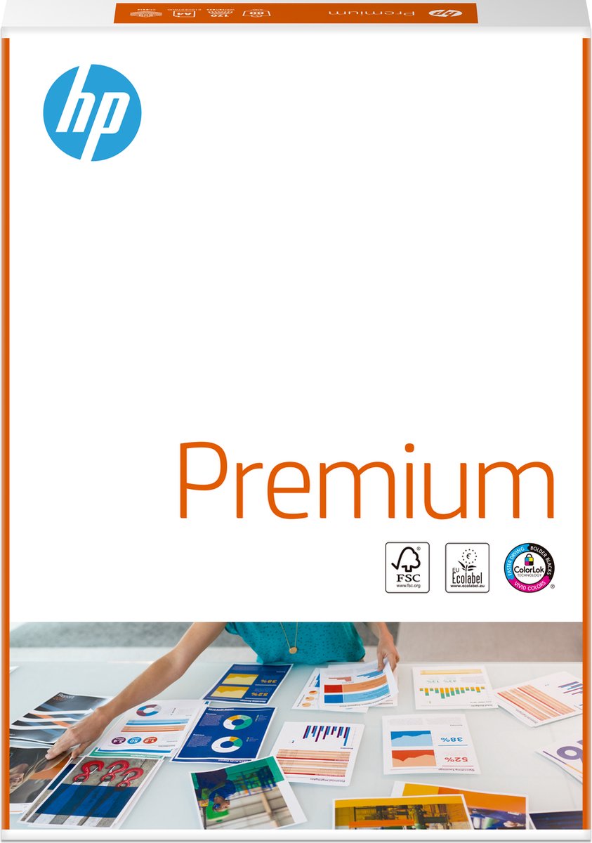 HP Kopierpapier Premium – A4 weiß – 250 Blatt