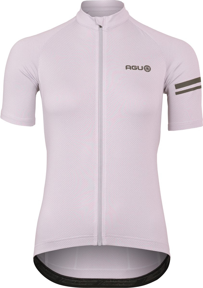 Agu core essential - fietsshirt - korte mouwen - dames - paars- maat m