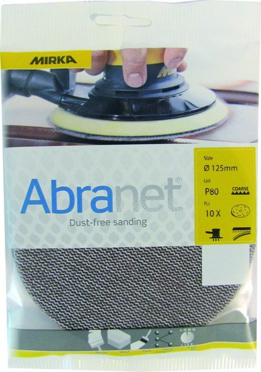 Mirka Abranet Eco Schleifscheiben 125 mm *Kleinpackung* – S. 180