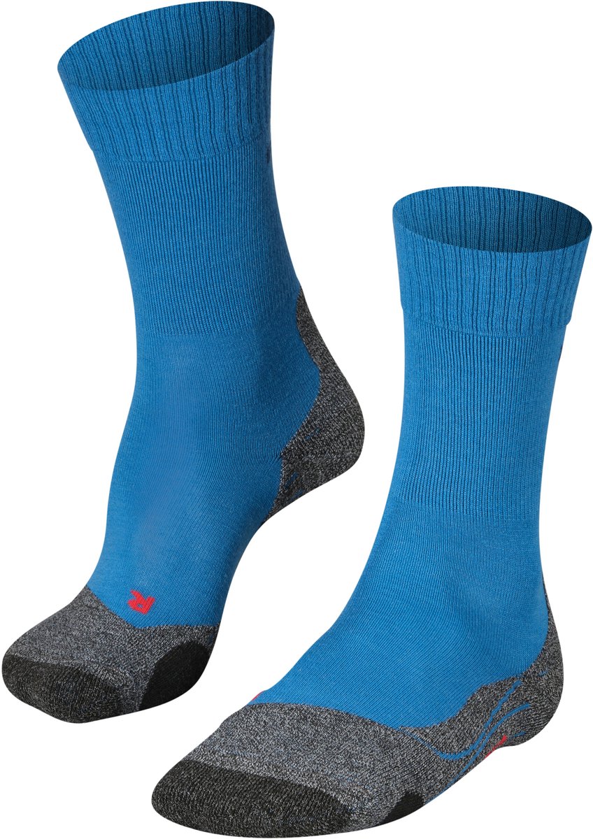 Falke TK2 Anti-Blister Wandersocken aus dickem Woll-Funktionsmaterial Herren blau – Größe 42-43