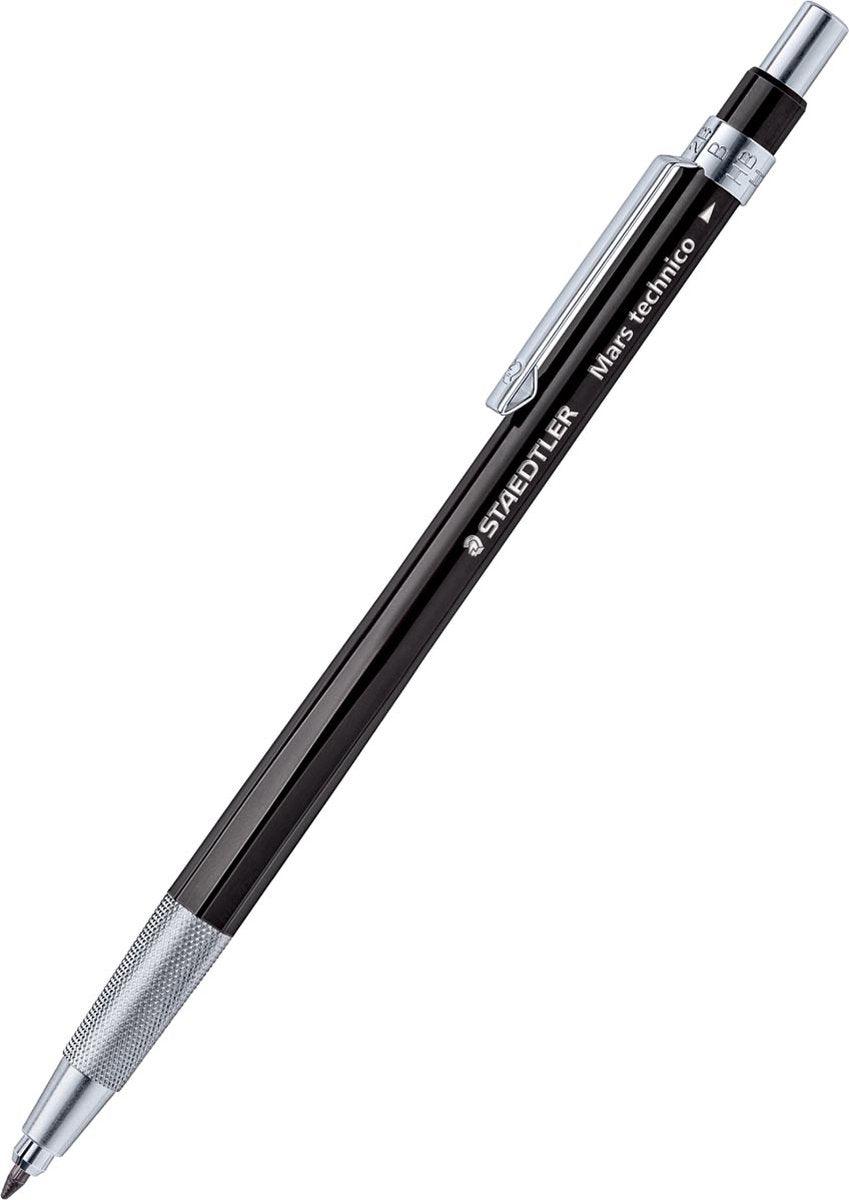 Staedtler Druckbleistift Mars Technico 2 mm, schwarzer Halter 5 Stück