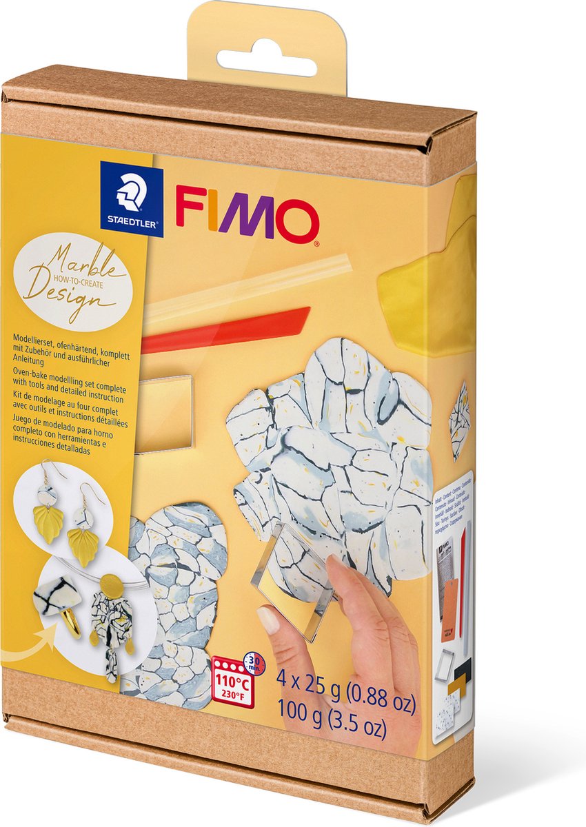 Anleitung zum Erstellen eines Marmor-Sets aus Fimo