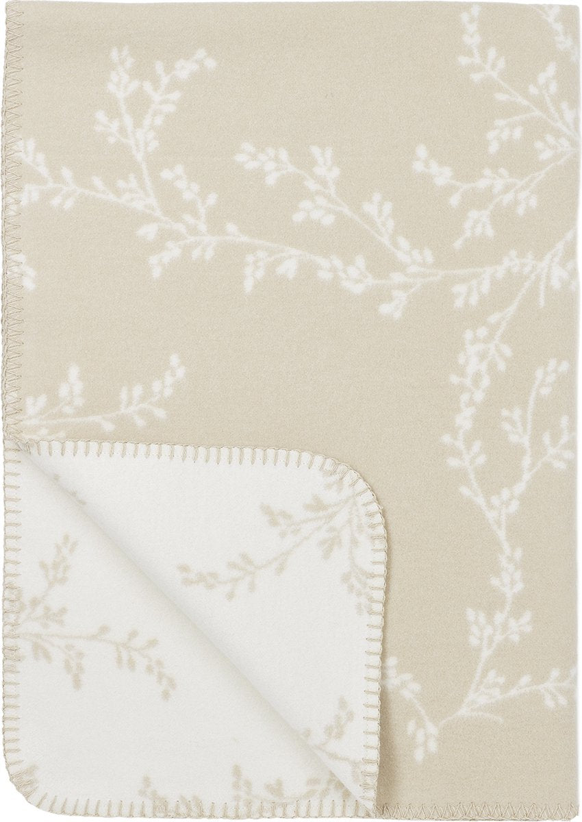Meyco Baby Branches Babydecke – gewebt – Sand – 100 x 150 cm – 1,0 Tog