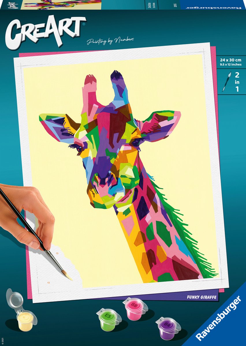 Ravensburger Creart Malen nach Zahlen – Giraffe