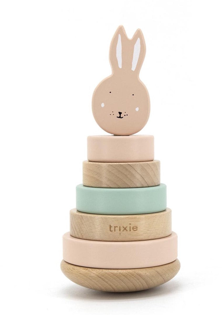 Trixie Holzstapel -Turm Frau Rabbit