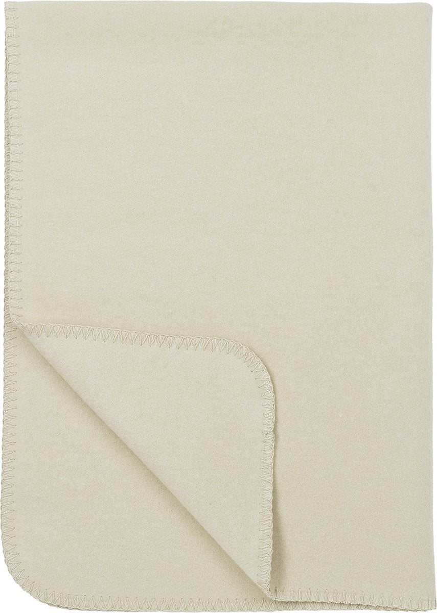 Meyco Baby-Uni-Kinderbettdecke – gewebt – Sand – 75 x 100 cm – 1,0 Tog