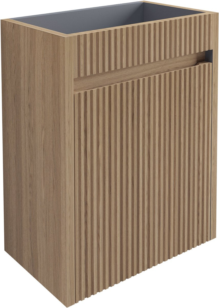 Differnz hura l meubel - knock down - links rechts - ribbel - fscâ® - eiken