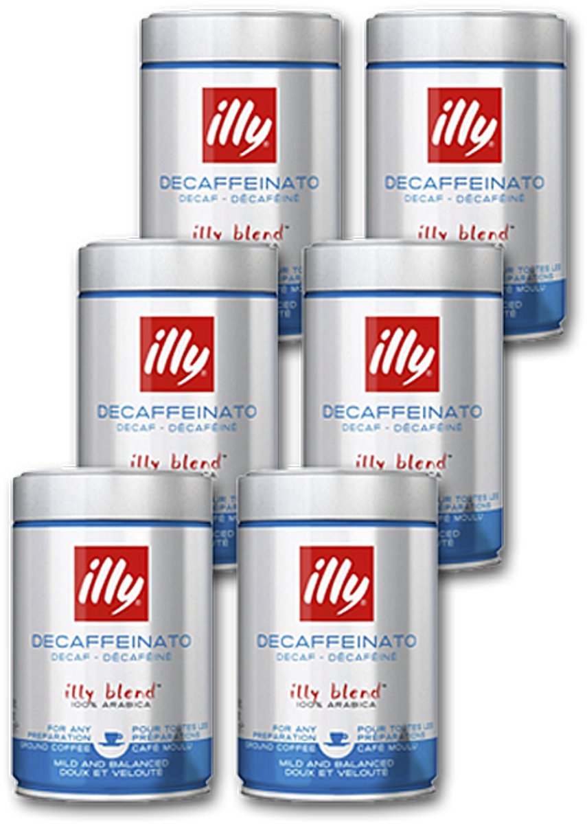 Illy - Kaffee entkoffeiniert 250 g gemahlen
