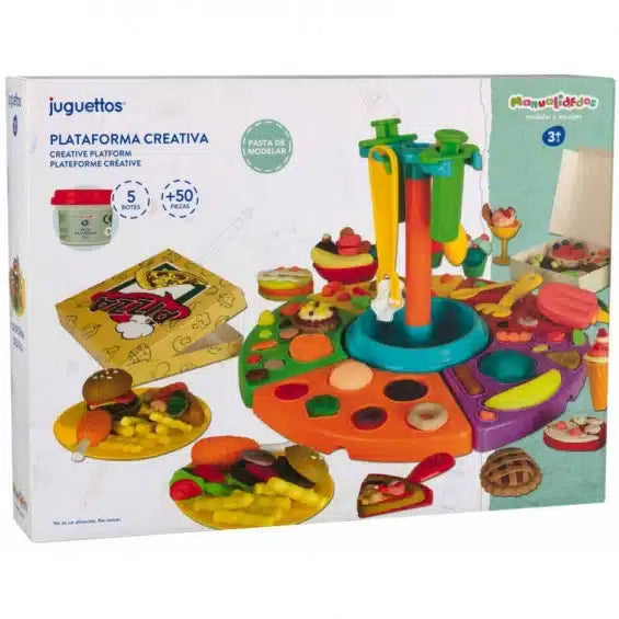 Playgo großes Teigset mit praktischem Formenset.