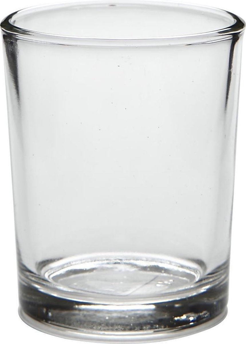 Creotime https: www.cchobby.nl Teelicht-h-6-5-cm-d-4-5-5-5-cm-120-ml-12-piece-1-box