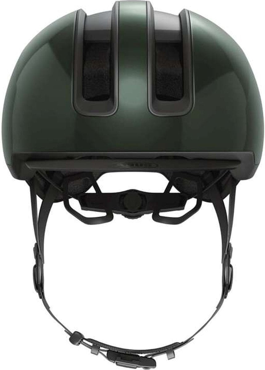 Abus Fahrradhelm Hud-y Moss Green S - 51-55 cm - Grün - Geeignet für den Einsatz an Elektrofahrrädern - Cityfahrrädern - 280 g