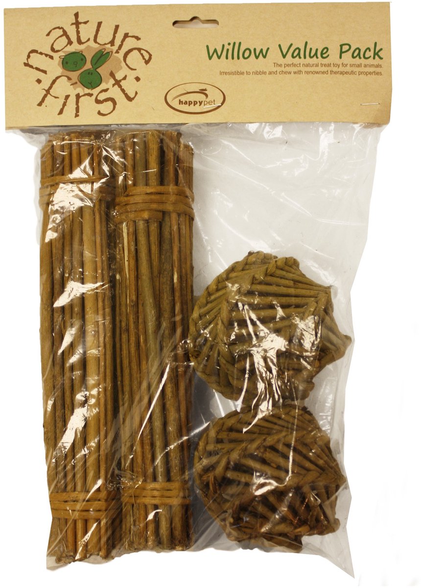 Happy Pet Willows Vorteilspack 2 Stäbchen 2 Bälle