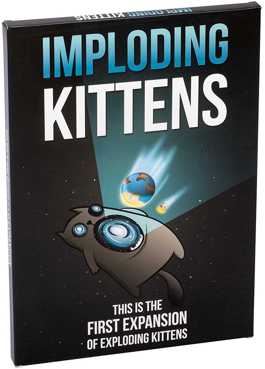 Exploding Kittens Imploding Kittens Erweiterung – Englisches Kartenspiel
