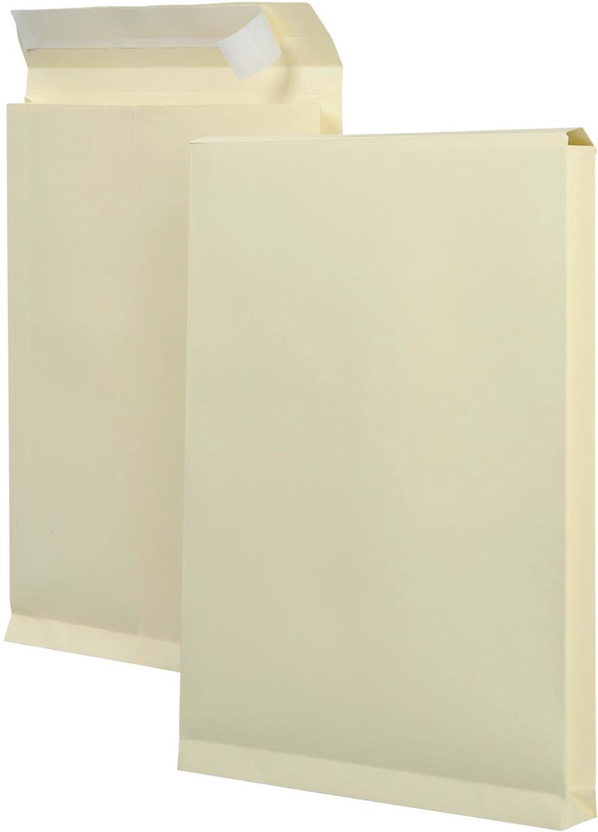 Q-Connect Musterbeutel 262x371x38mm creme zk