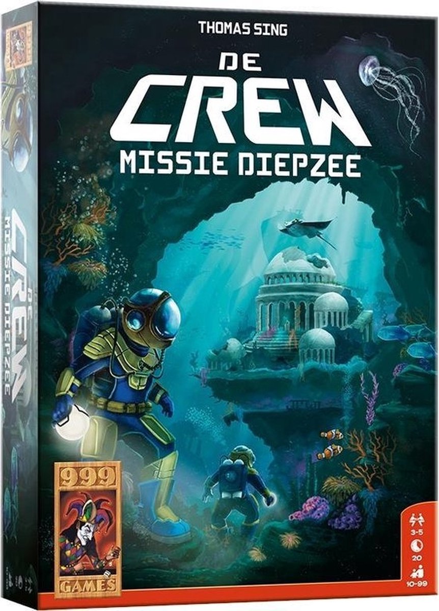 999 Spiele 999 Games de Crew Mission Diepzee Kartenspiel