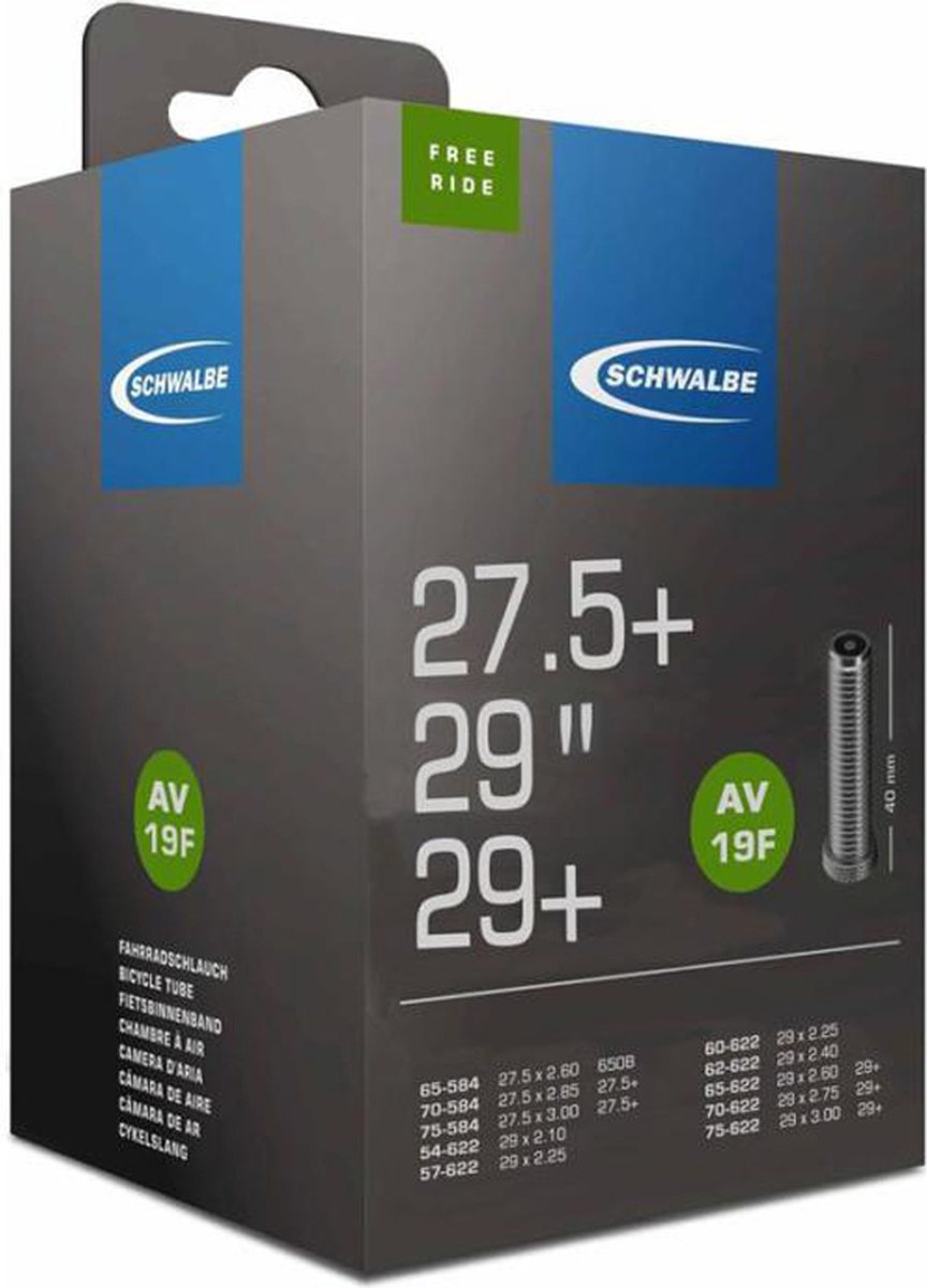 Schwalbe Schlauch 19f für 27,5+ 29 29+