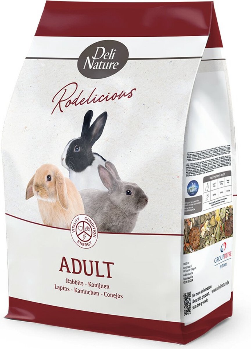 Deli Nature Rodelicious ausgewachsene Kaninchen 2,5 kg