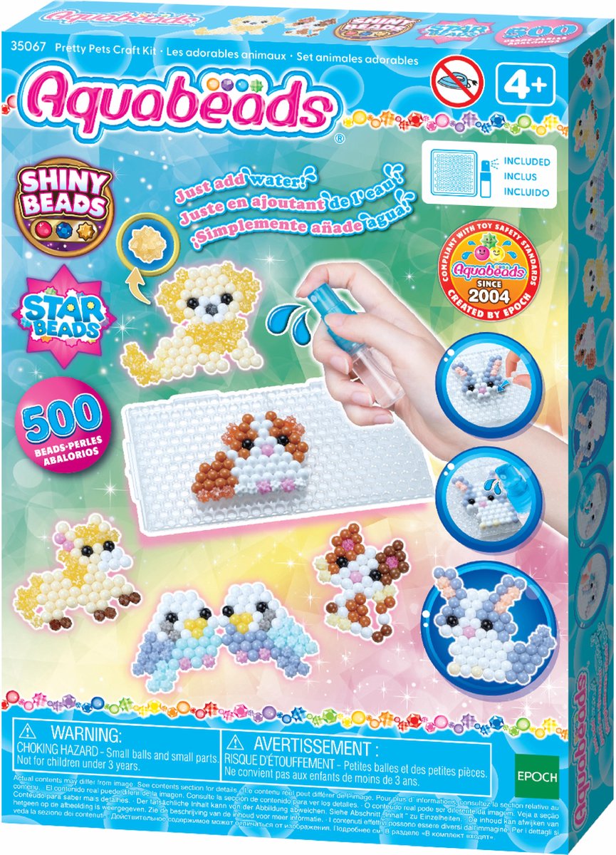 Set mit süßen Haustieren von Aquabeads