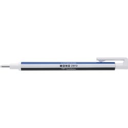 Tombow • Präzisionsradierer Mono Zero, nachfüllbar, Rundspitze 2,3 mm Durchmesser, blau weiß schwarz