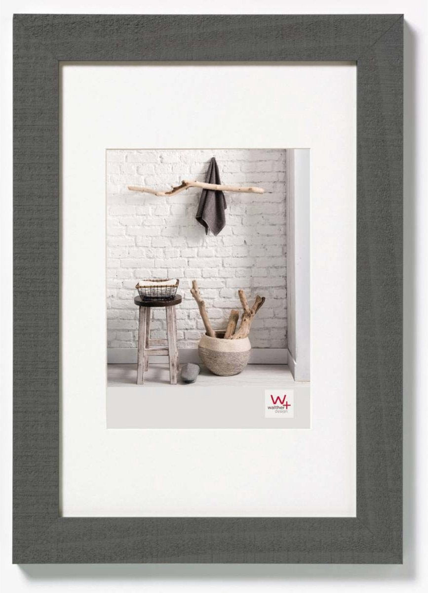 Walther Home - Holzrahmen - Fotogröße 30x45 cm - Grau