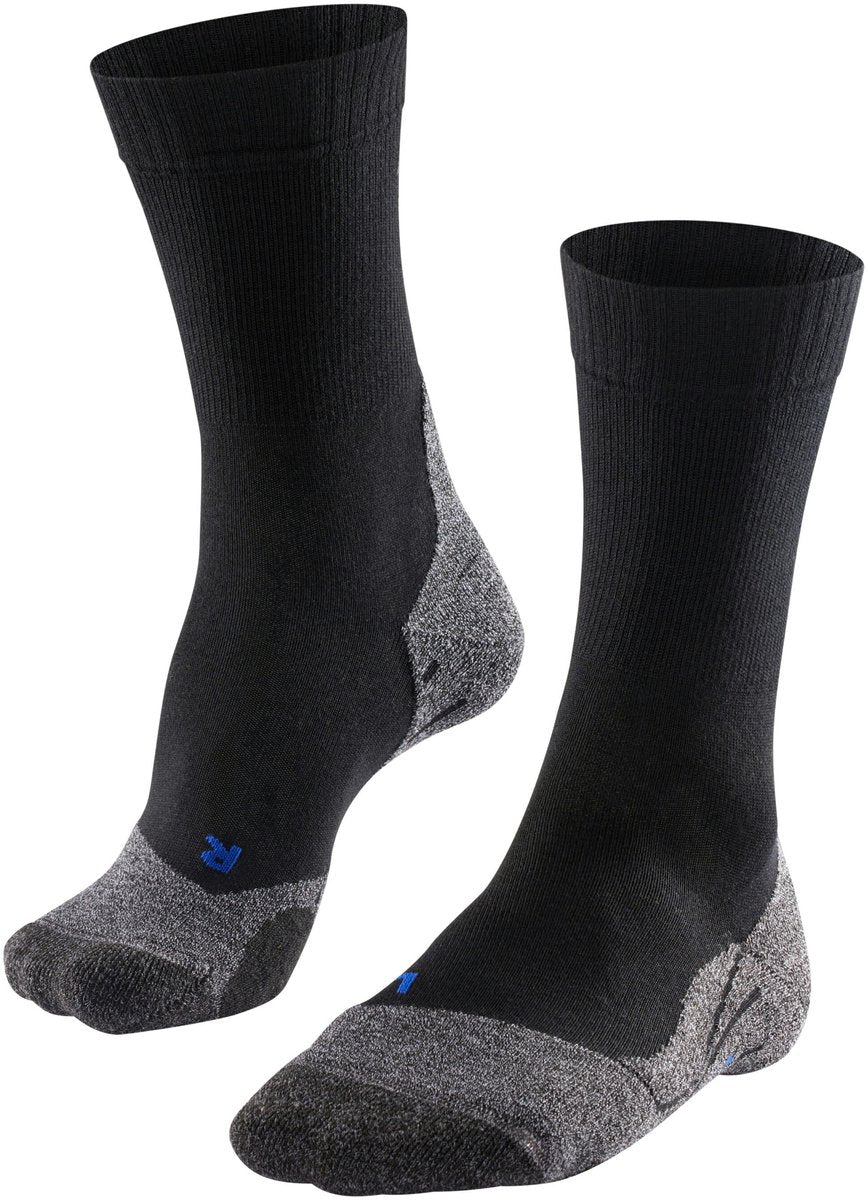 Falke TK2 Cool Anti-Blister Wandersocken aus dickem Lyocell-Funktionsmaterial Damen Schwarz - Größe 35-36